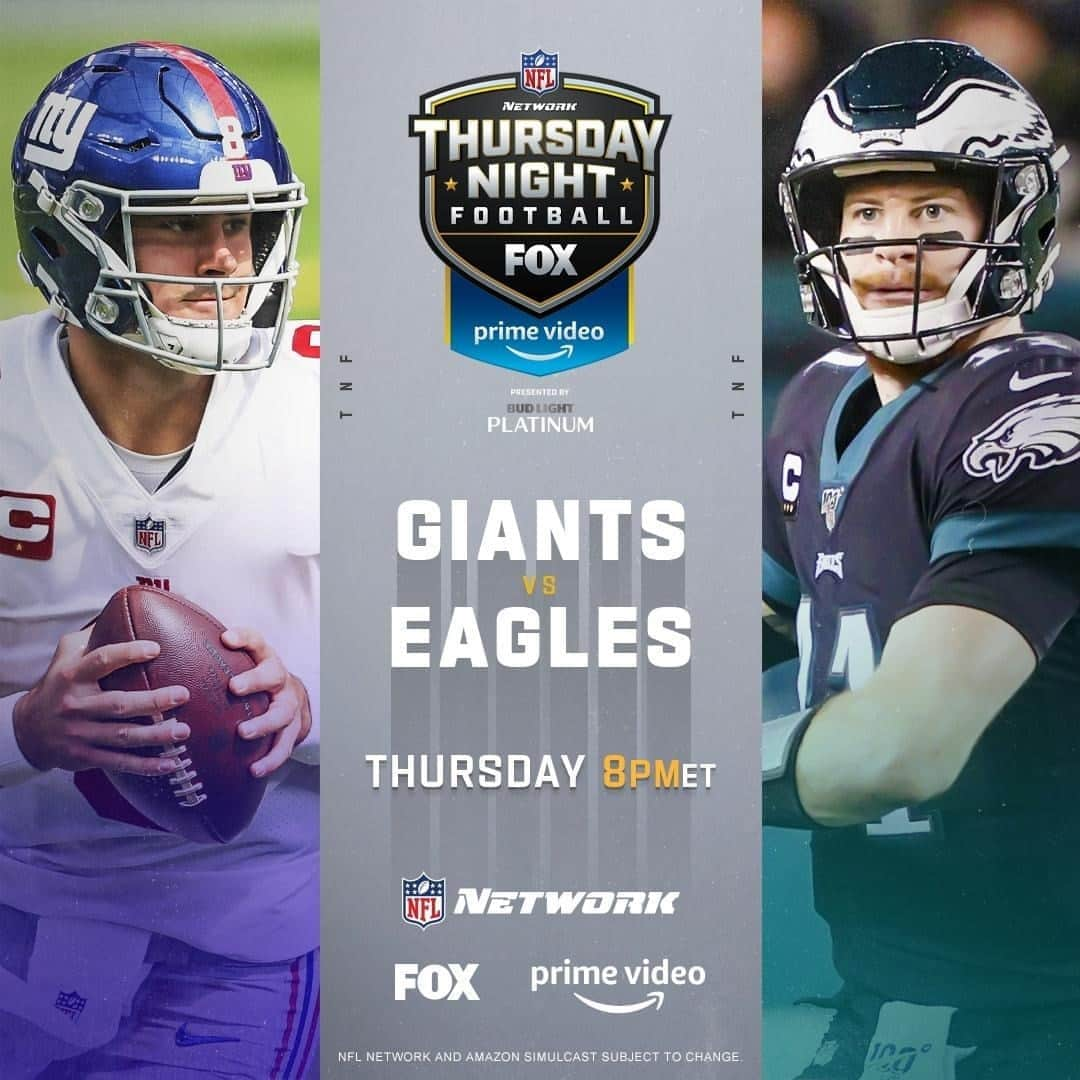 NFLさんのインスタグラム写真 - (NFLInstagram)「UP NEXT: @nygiants vs. @philadelphiaeagles on #TNF!⁣ ⁣ 📺: #NYGvsPHI – Thursday 8pm ET on NFLN/FOX/PRIME VIDEO⁣ 📱: nfl.com/TNF」10月20日 13時00分 - nfl