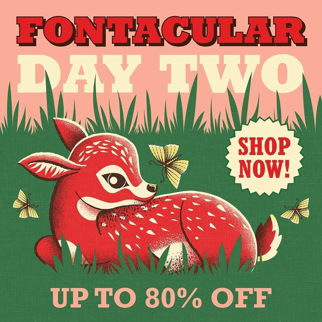 myfontsさんのインスタグラム写真 - (myfontsInstagram)「It’s day 2, and the Brothers Grimm warn of continued sleeping princesses, evil swamp witches, ogres, and ... enormous savings on fonts! This year, #Fontacular2020 is packed with a full storybook library stuffed with amazing deals on fonts, families, and bundles: https://bit.ly/2ItN1Xp  And please, a big round of applause to the incredibly talented Tierra Connor, who created this year’s fairy tale-themed art: https://bit.ly/371Y8B5」10月20日 13時25分 - myfonts