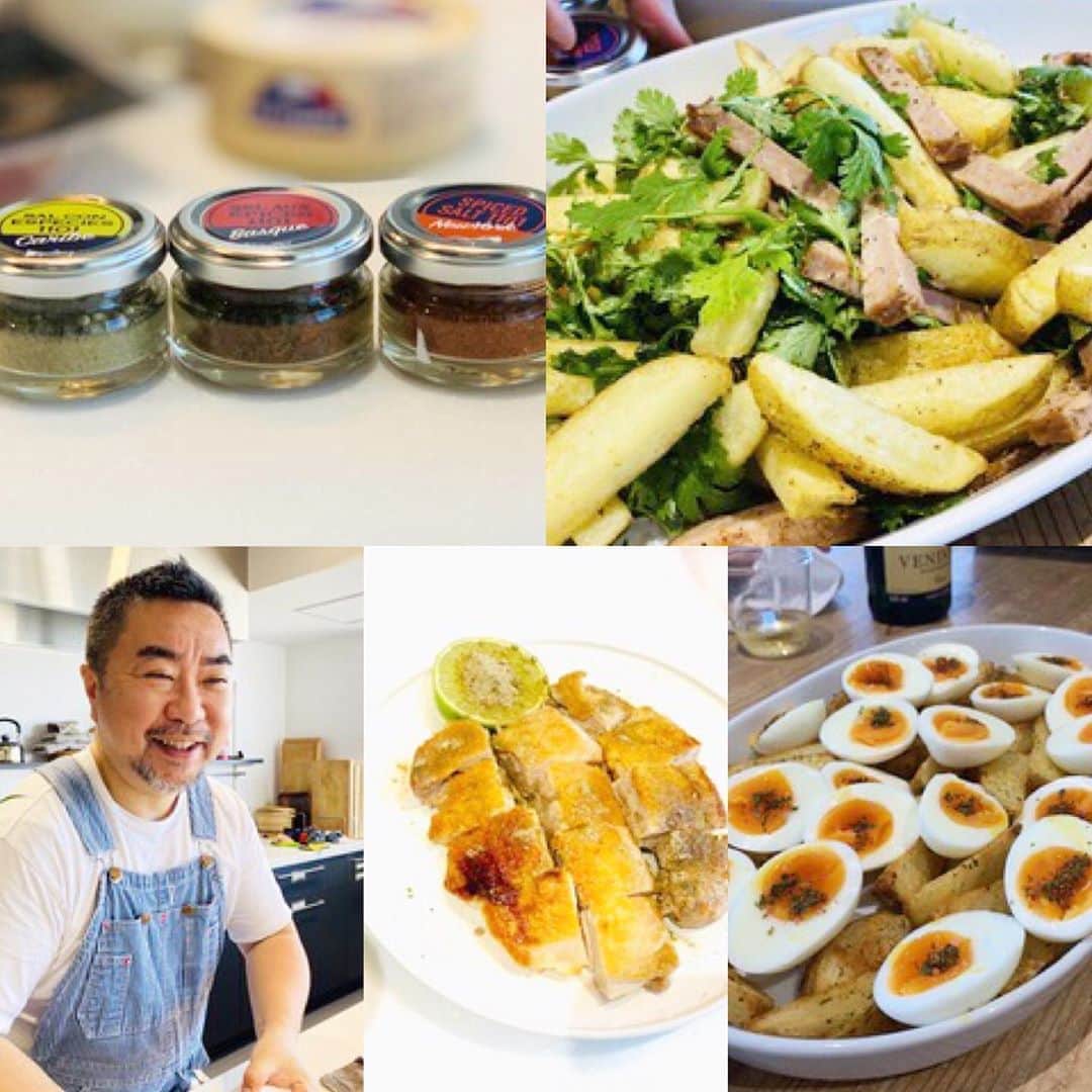 のインスタグラム：「【お取り寄せイメージがふくらむ 　ごちそうテキスト中継！】 ただいま開催中のデリな生活のたのしみ展 @seikatsu_no_tanoshimi_ten には、 おいしいものがたくさん！ そこで、いま実際に買える商品を 乗組員たちが取り寄せて、つくって、食べてみました。 その様子 @hobonichi101 のリンクからぜひ。 お腹が空いたら、ごちそうショッピングを ポチポチしちゃってください。 ぜんぶおいしそーーー！！！ https://www.1101.com/pl/gotisou_marathon/?dt=20201019204848&ob  本日いただいたのは #旅するスパイス で  #フレンチフライ #ゆで卵 #焼豚 とシャンツァイ #チキン #ラポム さんのごちそうセット #オルトレヴィーノ の #トスカーナの食卓セットB。 #CafeLesgourmandises の #ニシンサンド #シャルキュトリトーキョー の #シャルキュトリ ５つのセット でした！  #生活のたのしみ展 #DELIな生活のたのしみ展 #ほぼ日 #ほぼ日ストア #ほぼ日刊イトイ新聞 #ほぼ日おいしいもの部 #お取り寄せ #ごちそう #お買いもの」