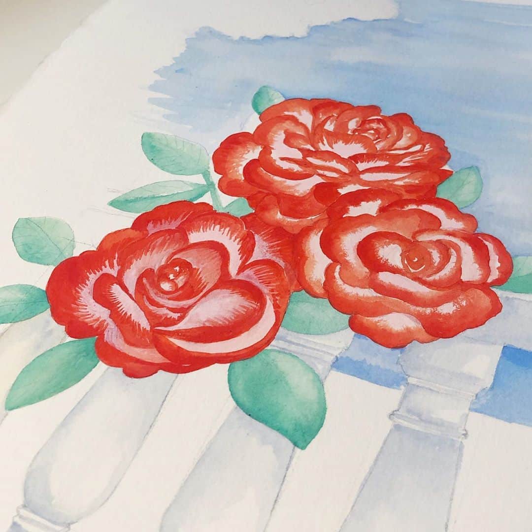 晴日のインスタグラム：「roses」