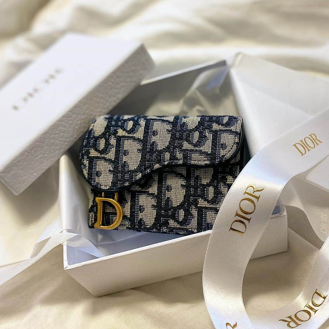 RIAのインスタグラム：「. . #dior #diorwallet」