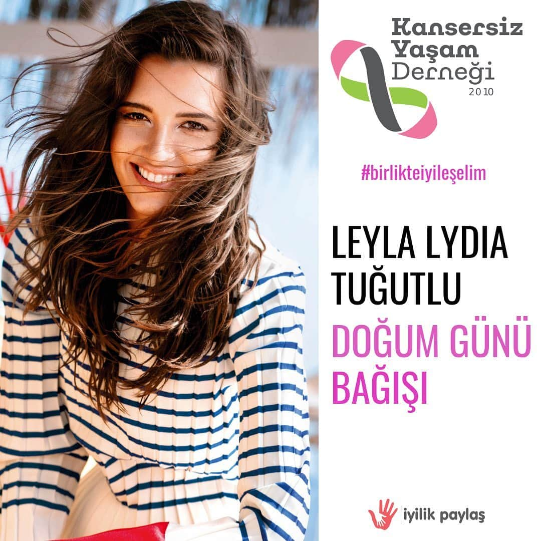 Leyla Lydia Turgutluさんのインスタグラム写真 - (Leyla Lydia TurgutluInstagram)「29 Ekim benim doğum günüm. Bu yıl sizlerin de destekleri ile doğum günüm, kanser hastası çocuklara yaşama dönüş için UMUT olacak. @iyilikpaylas sosyal bağış platformu üzerinden @kansersizyasam için kampanyamı açtım ve doğum günümü bağışladım. Bir çocuğun gülümsemesinden daha güzel ne olabilir ki hayatta😊Güzel kalpleriniz ile iyilik yapmak için yollayacağınız bağışları heyecanla bekliyorum🙏 link profilde💫」10月20日 16時06分 - leylalydia