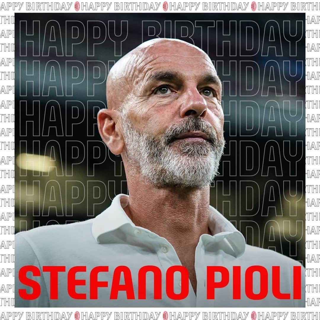 ACミランさんのインスタグラム写真 - (ACミランInstagram)「👏👏👏 We hope to give you the same joy which you have gifted us, Boss.  #HBD Coach Pioli 🎉 #SempreMilan」10月20日 16時00分 - acmilan