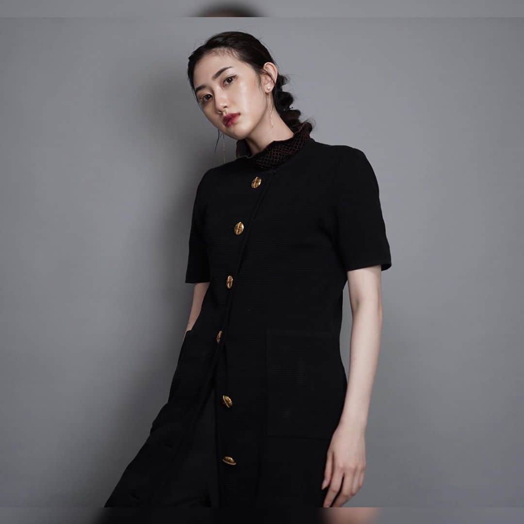 黒田瑞貴のインスタグラム：「#fashion #fashiongram  #ootd #ootdfashion  #ysl #makeup #shooting」