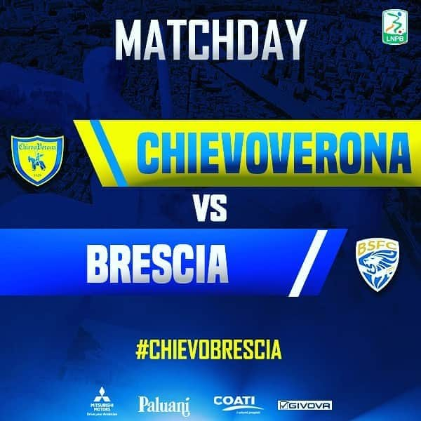 ACキエーヴォ・ヴェローナさんのインスタグラム写真 - (ACキエーヴォ・ヴェローナInstagram)「‼️ MAAAAAAATCH DAAAAAAAAAAAAY ‼️ ⚽️ @acchievoverona - @brescia_calcio 🏆 @legab 📌 4^ ⌚️ 21.00 🏟️ #Bentegodi 📺 @dazn_it 📻 @radiostellafm 87.5 fm  #⃣ #ChievoBrescia 💛💙 #ForzaChievoSempre」10月20日 17時56分 - acchievoverona