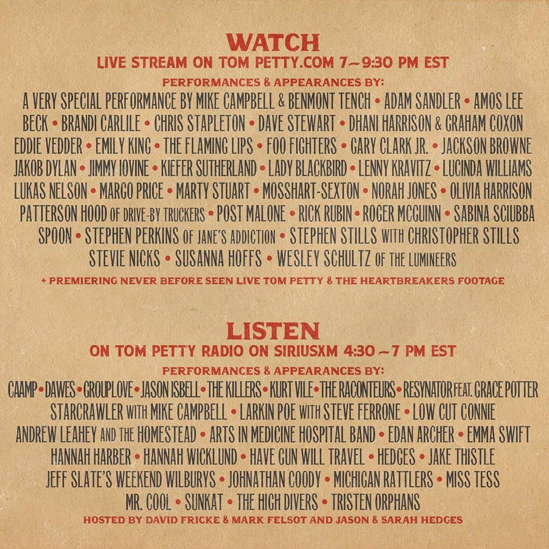 エイモス・リーさんのインスタグラム写真 - (エイモス・リーInstagram)「This week marks what would have been the 70th birthday of @tompettyofficial. Join us when we celebrate his life and music on the 70th Birthday Bash Stream, Friday October 23rd.  Streaming at 7pm ET on @AmazonMusic app and TomPetty.com #tompetty #tompettybirthdaybash #amazonmusic - ALHQ」10月21日 3時21分 - am0slee