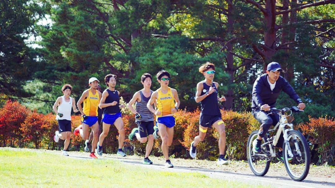 神野大地さんのインスタグラム写真 - (神野大地Instagram)「マラソン練習！🏃‍♂️ #富士見合宿 #marathontraining」10月20日 20時19分 - daichi_0913