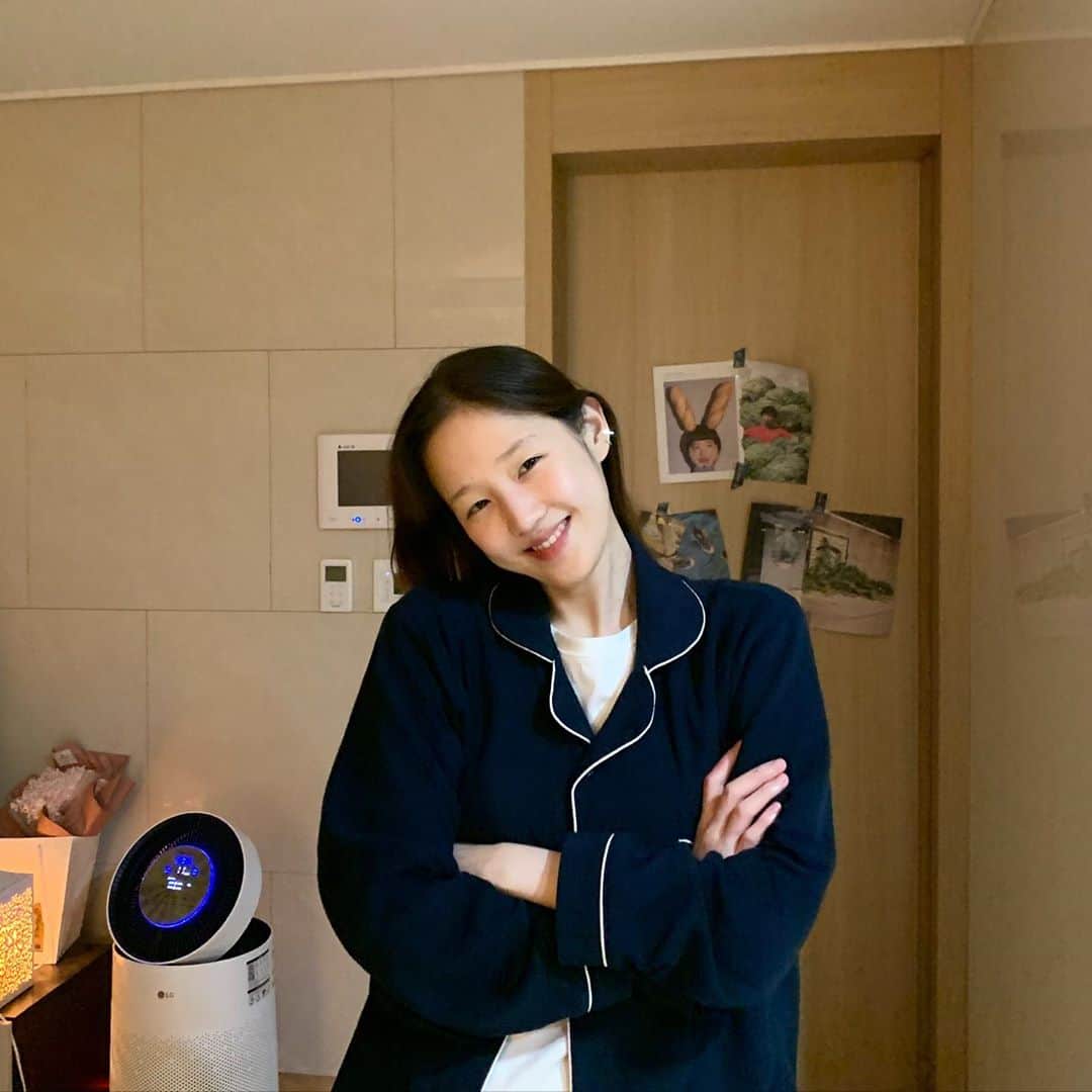 パク・ボラムのインスタグラム：「굿나잇😴」