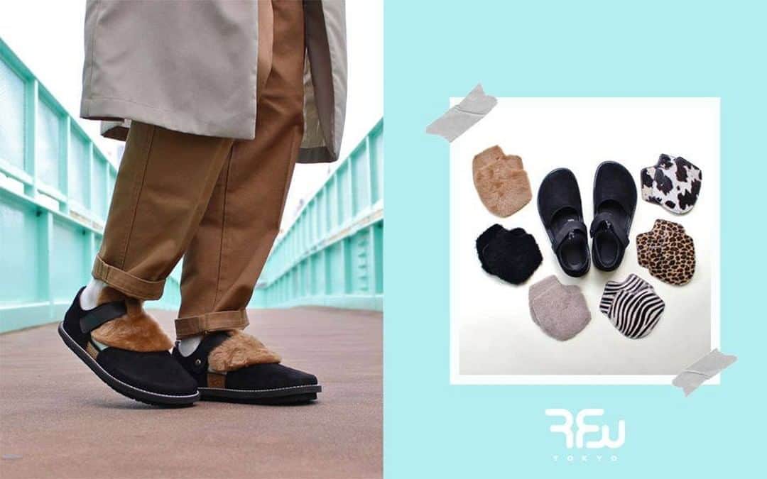 のインスタグラム：「【RFW PICK UP】  PUFFIN Special HOOD Series レザーサンダル"PUFFIN"専用の シューズカバーが発売中！ 取り付け方は簡単！ ストラップを上から通すのみ！ それだけで雰囲気が変わります！ ※それぞれ専用のフードをご使用ください。  春夏に発売されたPUFFINにも取り付けが可能で、 新しい気持ちでまた秋冬にサンダルを着用できます。 　　 www.rfwtokyo.com  #rfw #rfwtokyo #rhythmfootwear #sneaker #sneakers #kicks #instashoes #instakicks #sneakerhead #sneakerheads #nicekicks #sneakerfreak #kickstagram #2020aw #autumn #winter #tokyo #shibuya #東京 #渋谷 #rpm #rhythmprimarymarket」