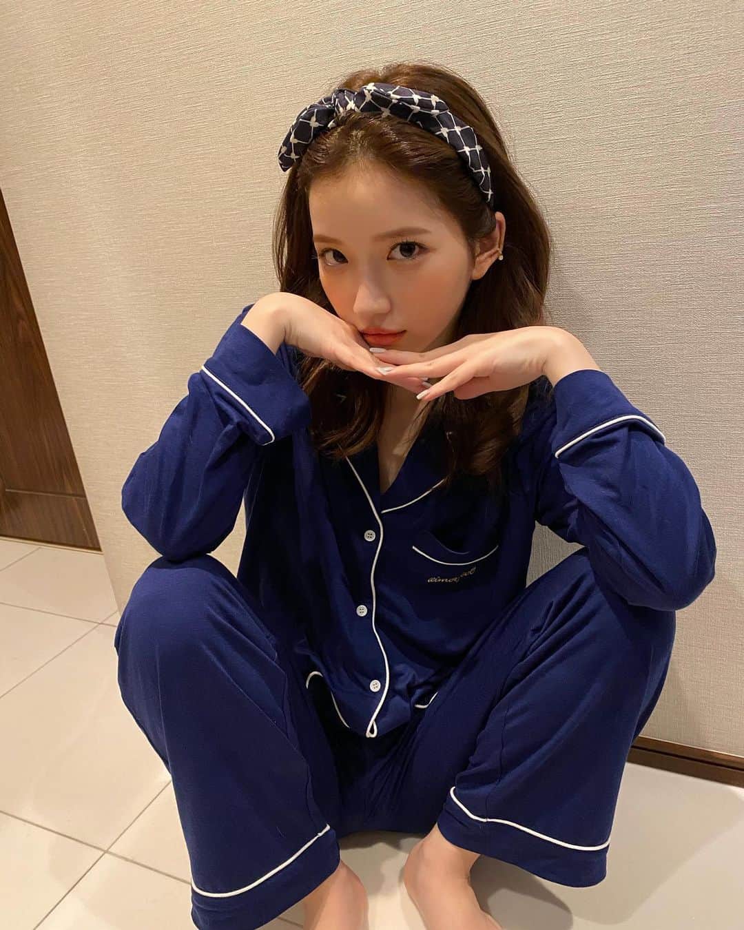 南りほのインスタグラム：「Good Night 💙😴🌎🥱💤」