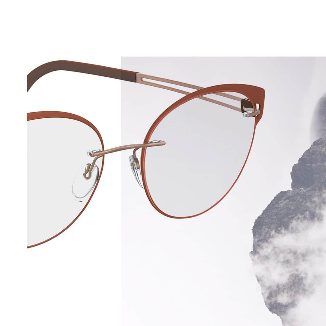 シルエットのインスタグラム：「Your choice of color is an expression of your natural character. Express your true self with Aperture. Accent Rings. Featuring: Aperture. Accent Rings 5550⁠ .⁠ .⁠ .⁠ #silhouetteeyewear #tryitwearitloveit #eyeweardesign #luxuryeyewear #fashioneyewear #opticalframes」