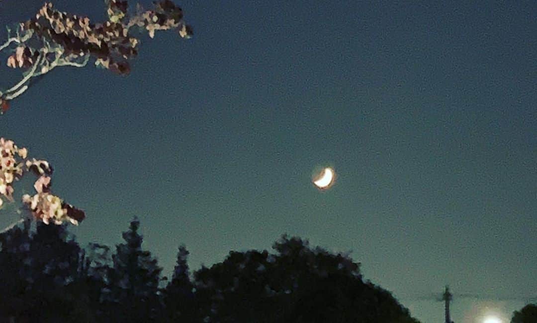 高橋里奈さんのインスタグラム写真 - (高橋里奈Instagram)「キレイな月の輝く夜 来年、春にデビューするジュエリーのデザインに そっくり…  またお知らせしますね🌙」10月20日 23時17分 - rina.takahashi_