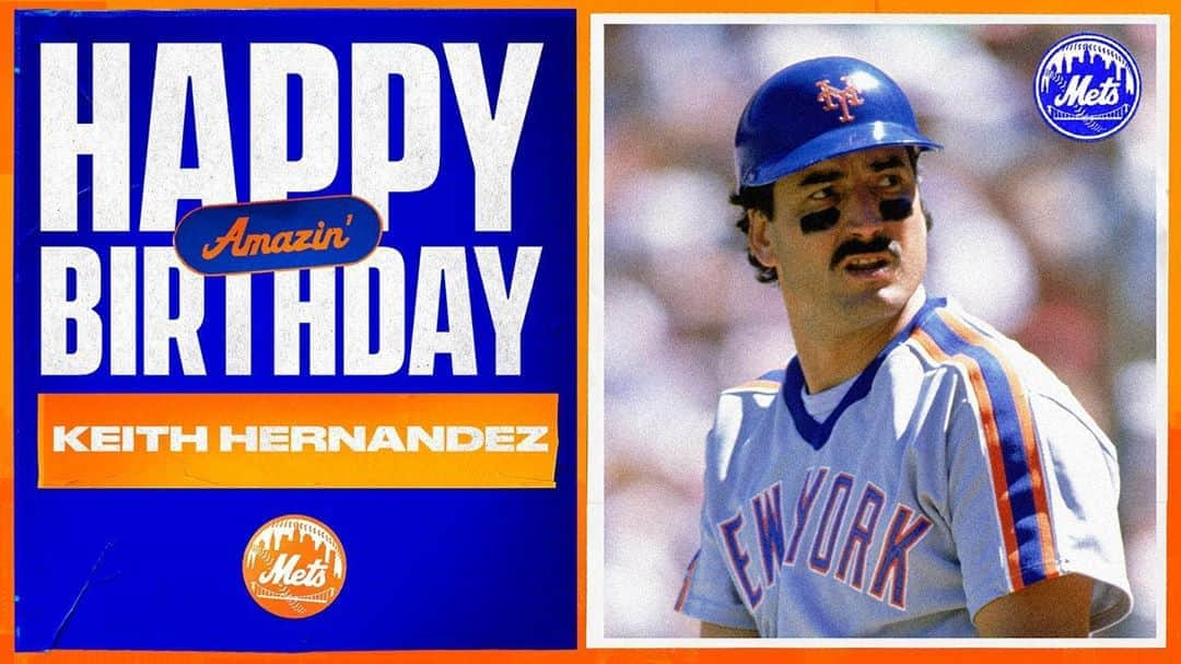 ニューヨーク・メッツさんのインスタグラム写真 - (ニューヨーク・メッツInstagram)「Happy birthday to the man with the best mustache in the game, Keith Hernandez. #Mets #LGM #HBD #KeithHernandez #imkeithhernandez」10月20日 23時32分 - mets