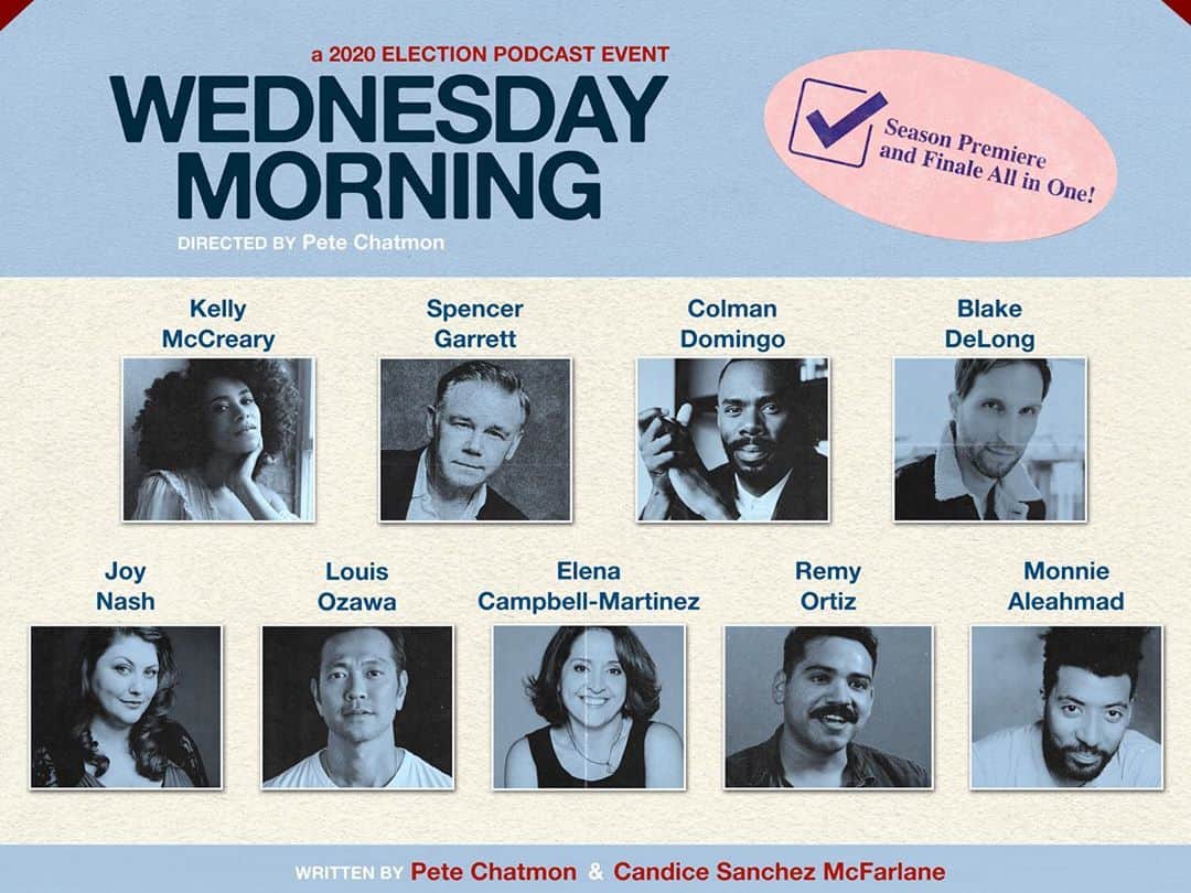 Kelly McCrearyさんのインスタグラム写真 - (Kelly McCrearyInstagram)「It’s almost time... “WEDNESDAY MORNING”, a 2020 Election Podcast Event is coming tomorrow! Follow @wednesdaymorningpodcast for more info! #counteveryvote #thefutureisours #stayinline #wednesdaymorningpodcast」10月21日 4時59分 - seekellymccreary