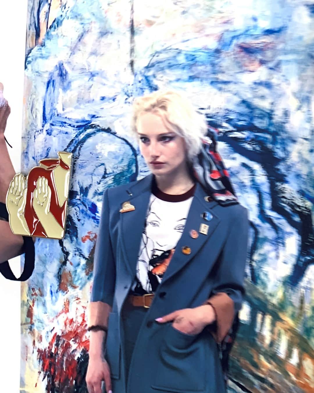 のインスタグラム：「The #CHLOEfw20 collage series: individual interpretations of a contemporary wardrobe, artwork by #RitaAckermann  Discover new arrivals in boutiques and on chloe.com  #CHLOEvoices #CHLOE」