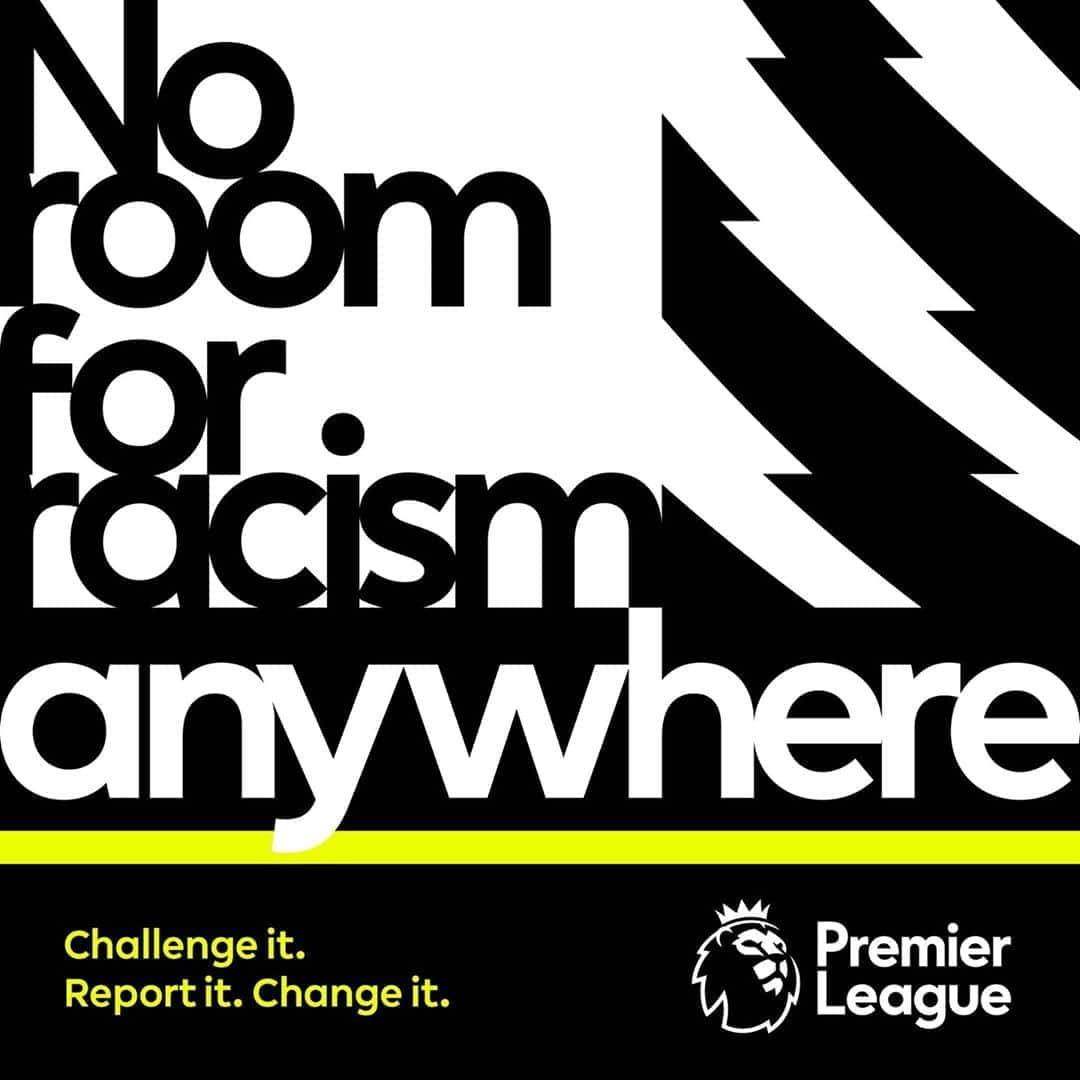 プレミアリーグさんのインスタグラム写真 - (プレミアリーグInstagram)「Challenge it.⁣ Report it.⁣ Change it.⁣ ⁣ There's #NoRoomForRacism」10月21日 0時05分 - premierleague