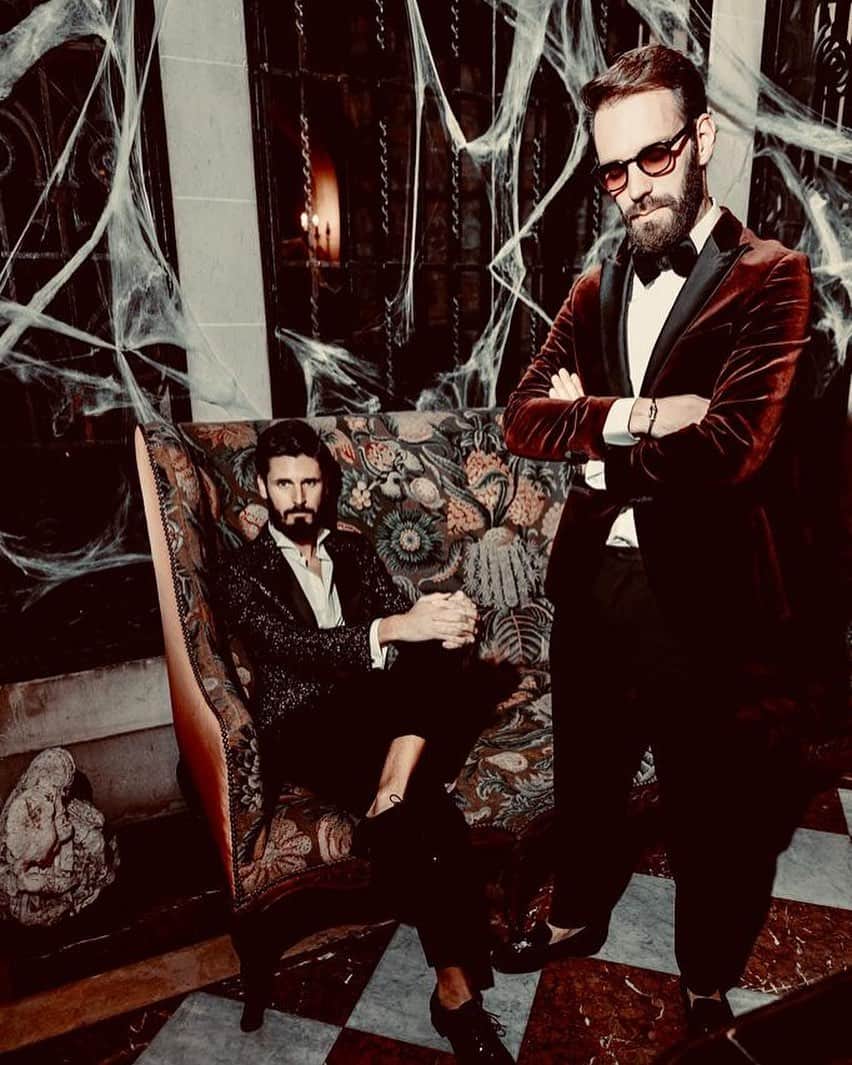 ジャン＝エリック・ベルニュのインスタグラム：「This week end was 🔥 👻 Merci @thomasdlv pour ce moment magique ! @boss」