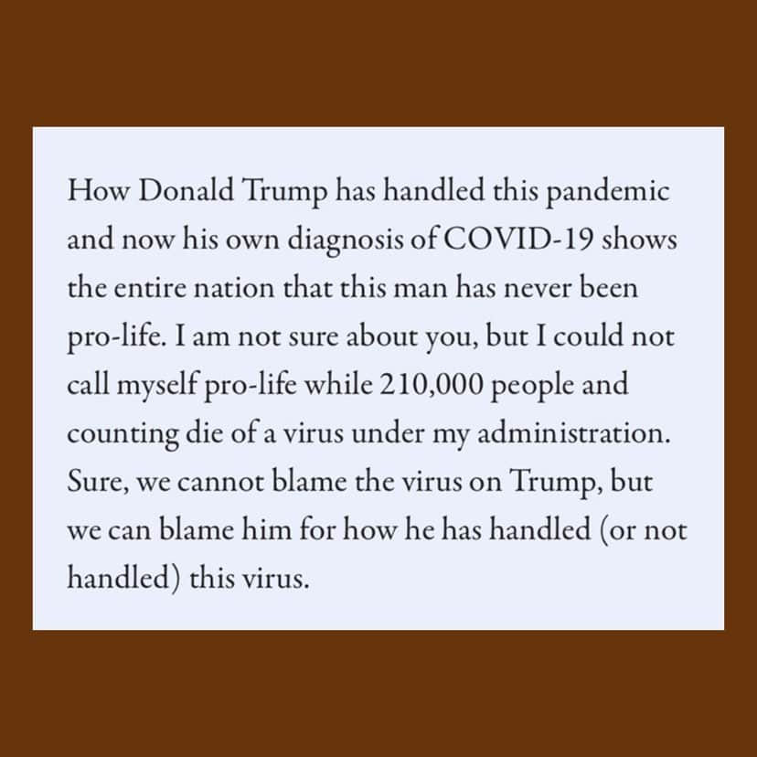 ベスト・コーストさんのインスタグラム写真 - (ベスト・コーストInstagram)「I wrote this essay for @mcswys about why Trump isn’t actually the pro-life or “Christian” candidate. ⁣ ⁣ being raised in the church for a large portion of my life, I learned what real Christian values are about and ... Trump ain’t it. ⁣ ⁣ swipe through to read or click the link in my bio. also consider donating to @reprorights who fight hard to protect reproductive rights for women while this administration fights to remove them.」10月21日 0時58分 - best_coast