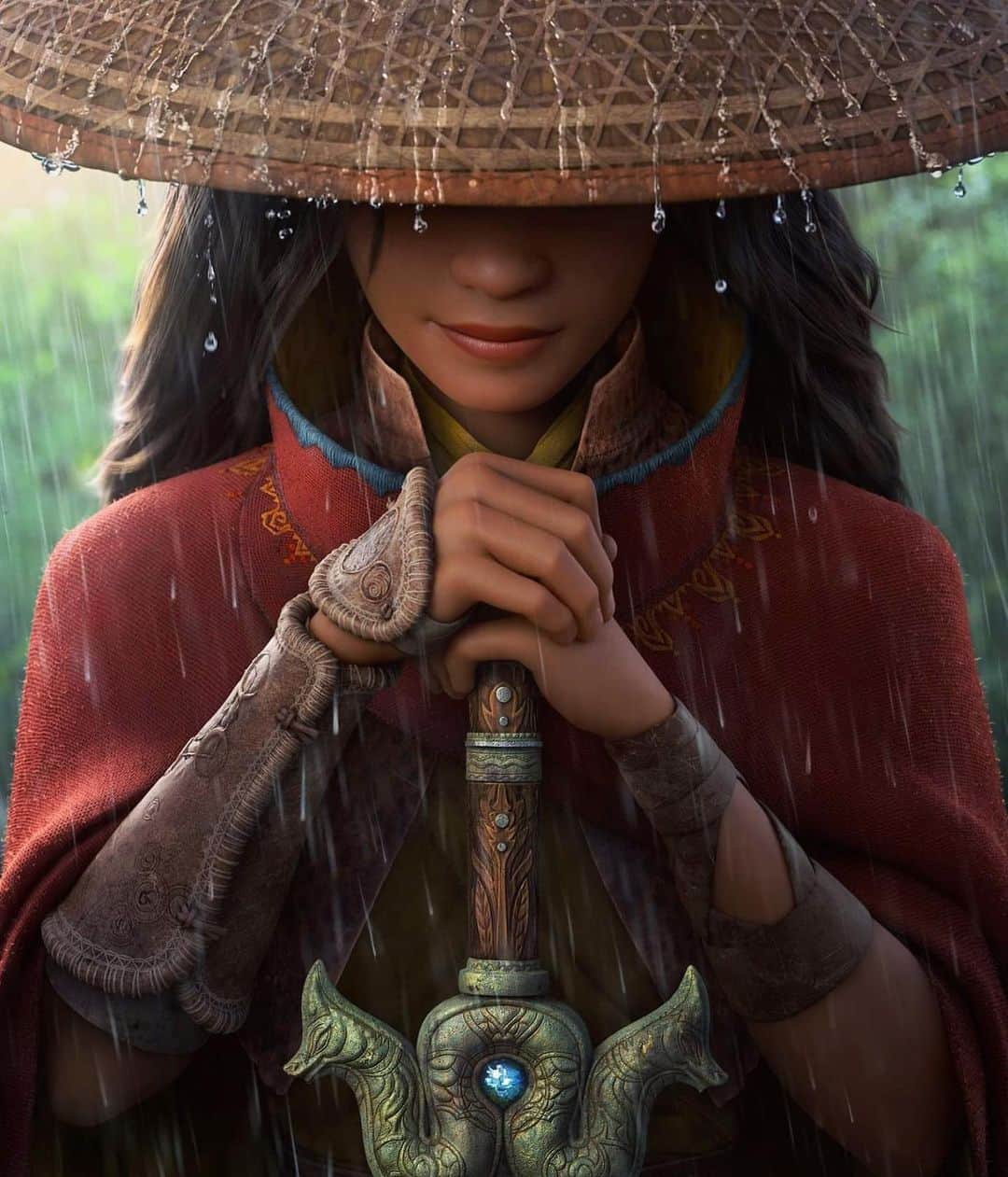 のインスタグラム：「On my very last shot on #Raya this week 🤜🏻 Coming soon #RAYAANDTHELASTDRAGON .  애니메이션 이제 마지막 한주 ! 마지막 샷 작업중. 끝까지 마무리를 잘하자 ! 🐉✨😖 #라야 #라야와마지막드래곤  . . #disney #disneyanimation #rayaposter #animation #sisu #디즈니 #디즈니애니메이션 #윤나라애니메이터 #윤나라애니메이션  #디즈니애니메이션특별전 #시수」