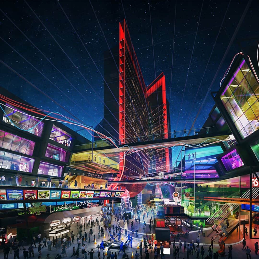 HYPEBEASTさんのインスタグラム写真 - (HYPEBEASTInstagram)「#hypeAF: @atari has tapped architectural experts at @gensler_design for cyberpunk-styled hotels. As you can see from the gallery above, the concept designs for the Atari Hotels feature bright neon lights, massive digital displays, and even what appears to be holograms — reminiscent of scenes straight out of 'Bladerunner' or 'Altered Carbon.' The first two locations will open in Phoenix and Las Vegas, with more locations planned for Austin, Chicago, Denver, San Francisco, San Jose, and Seattle. Click the link in bio for more info.⁠⠀ Photo: Atari」10月21日 1時46分 - hypebeast