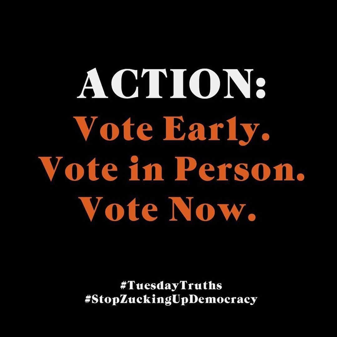 ペネロペ・クルスさんのインスタグラム写真 - (ペネロペ・クルスInstagram)「#tuesdaytruths #voteearly #vote #vota」10月21日 2時29分 - penelopecruzoficial