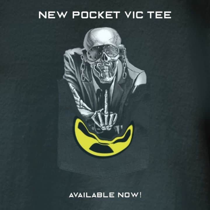 Megadethのインスタグラム：「New Megadeth Vic Pocket Tee available now! usstore.megadeth.com/products/vic-pocket-tee (swipe up in our story)」