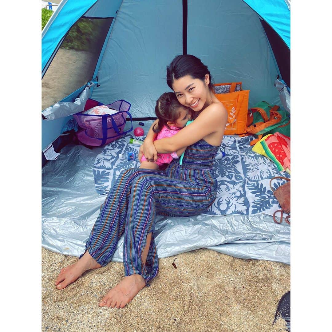 のインスタグラム：「She gave me lots of hugs :) Aunty Chikako was so happy. たくさんハグしてもらっておばちゃんは嬉しいよ❤️❤️❤️ #luckywelivehawaii」