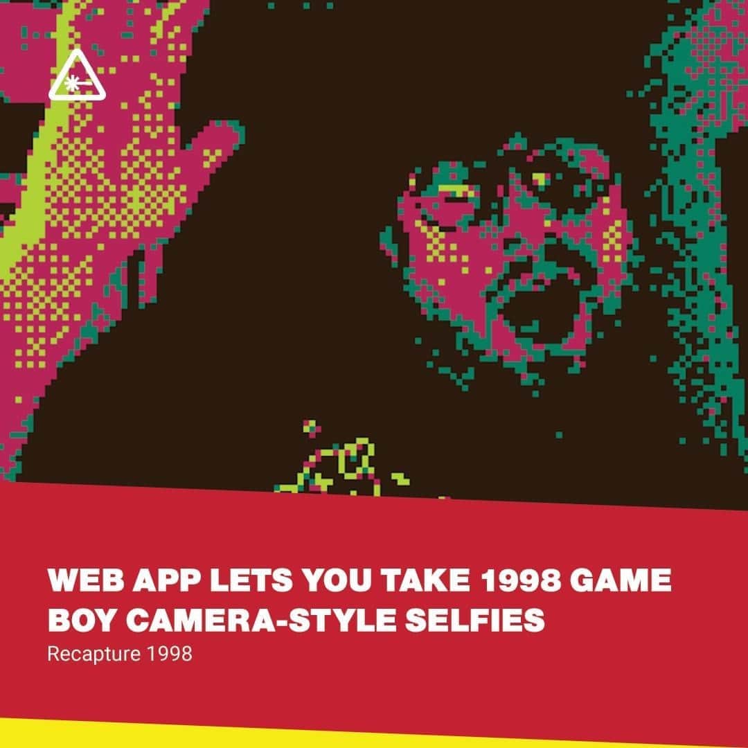クリス・ハードウィックさんのインスタグラム写真 - (クリス・ハードウィックInstagram)「Artist maple “mavica” syrup has created a web app that take photos in the style of the Game Boy camera. ⁠ link in bio」10月21日 3時02分 - nerdist