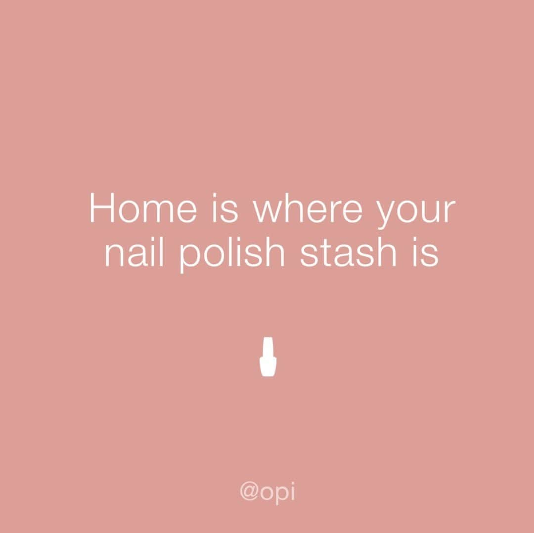 OPIさんのインスタグラム写真 - (OPIInstagram)「Drop a 💗if you can relate.   #ColorIsTheAnswer #OPIObsessed #Nails #NailSwag #Funny #NailQuote #Meme #NailPolish⁠ #NailTech #Relatable #Mani #Manicure #Color #home」10月21日 3時13分 - opi