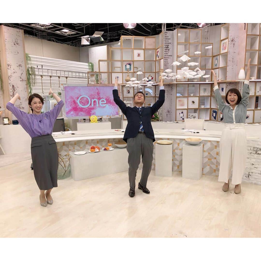 のインスタグラム：「上山真未アナウンサーの投稿では動画でしたが、こちらは写真バージョン📸  #ふるさとエール 届け〜🥰🥰  #東海テレビ #ニュースOne #高井一 #上山真未 #恒川英里」