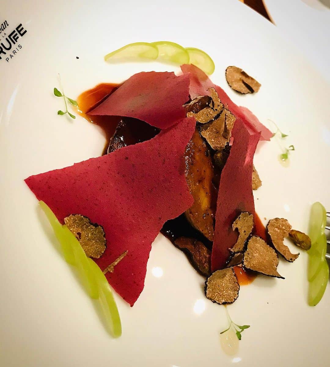侑季美怜のインスタグラム：「たまには食べ物も載せよー♫  トリュフ三昧❤️」