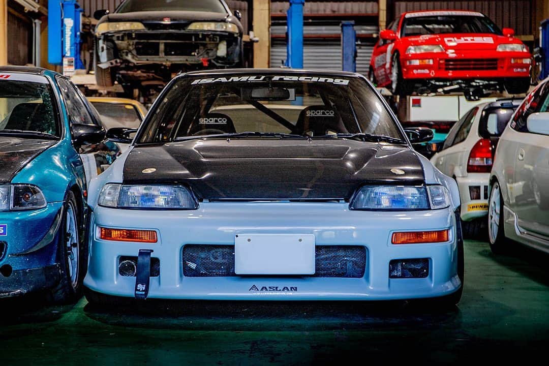 のインスタグラム：「_ Concept136 勇RACING Honda EF9 CIVIC _ Shot on Oct-16 2020 at ASLAN( @aslan_inc_japan ). _ owner: @136concept tuner: @aslan_inc_japan photo: @mistbahn _ _ #136racing #concept136 #勇RACING #isamuracing #aslan #アスラン #aslan_inc_japan #civic #hondacivic #ホンダシビック #シビック #ef9 #ef #efcivic #osakajdm #kanjo #kanjostyle #kanjoracer #kanjozoku #sparco #kumho #trackcarbuild #hondasontrack」