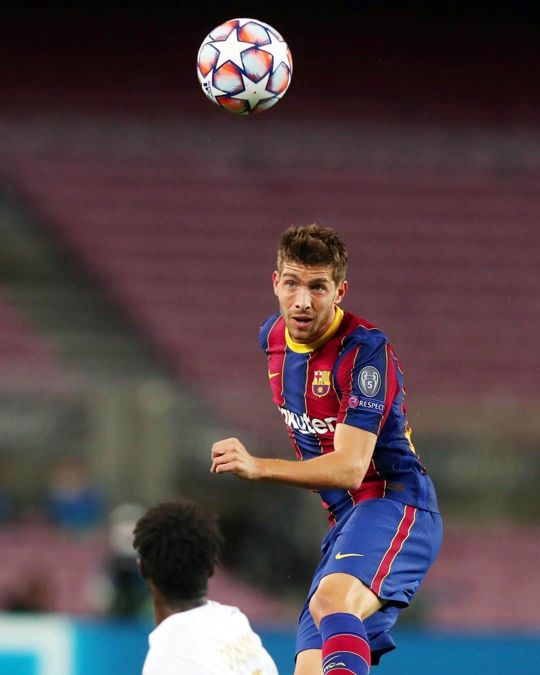 セルジ・ロベルトのインスタグラム：「@championsleague 1st win ✅ 🔴🔵」