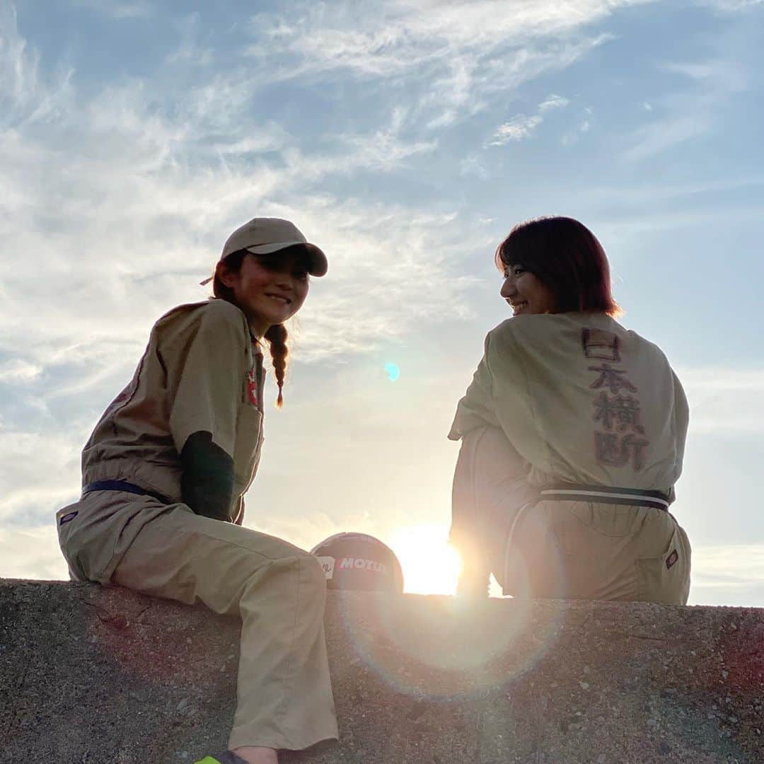 三上玲奈のインスタグラム：「チャリ旅12日目‼️ 今日はやっと青森入れる😁 けど、身体がそろそろギリギリwww  #チャリで来た #by渋谷　#秋田　#三上玲奈　#野田みはる　#北海道出身　#札幌出身　#チャリ旅　#自転車旅　#自転車　#クロスバイク　#クロスバイクカスタム　#自転車女子　#japan #bycicle #TOKYO → #HOKKAIDO #ワンストップ代行センター　#ツーリング」