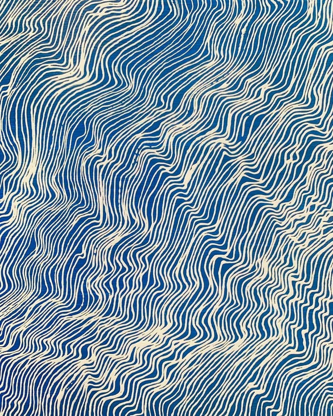 フェリシティー・パルマティアーのインスタグラム：「Close up of “Whitewash” my newest art piece and start to a new series. Inspired by the rugged West Australian coast line, rolling waves and the unforgiving and unpredictable nature of growing up on the West Coast @flickpalmateer.art #flickpalmateerart #felicitypalmateerart」