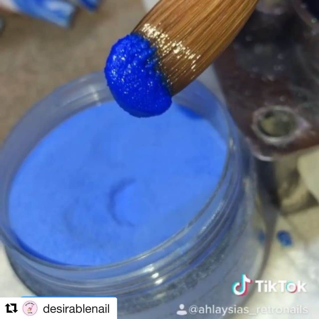 のインスタグラム：「Credit: @desirablenail  ・・・ Light vs. Dark blue 💙 Who wins? 👀Tag a Bestie that needs to see this 👇💙 -  Via @zara.nails.chilla @ahlaysias_retronails - #shortnails #shortnailart #nailartvideo #neonnails  #nailvideos #nailartvideos #shortnailsarecutetoo  #summernails #nailartvids #nailinspo #fakenail #manicures #cutenailsdesign #prettynailart #nailpolishes #diynmailart #cheapmanicure #prettynails #nailmakeover #bluennails  #glittermixing #satisfyingvideos #glitternailpolish #glitternails  #glitternailsdesign #glitteracrylic #glitteracrylics blueglitter  #cutenailpolish #bluenails」