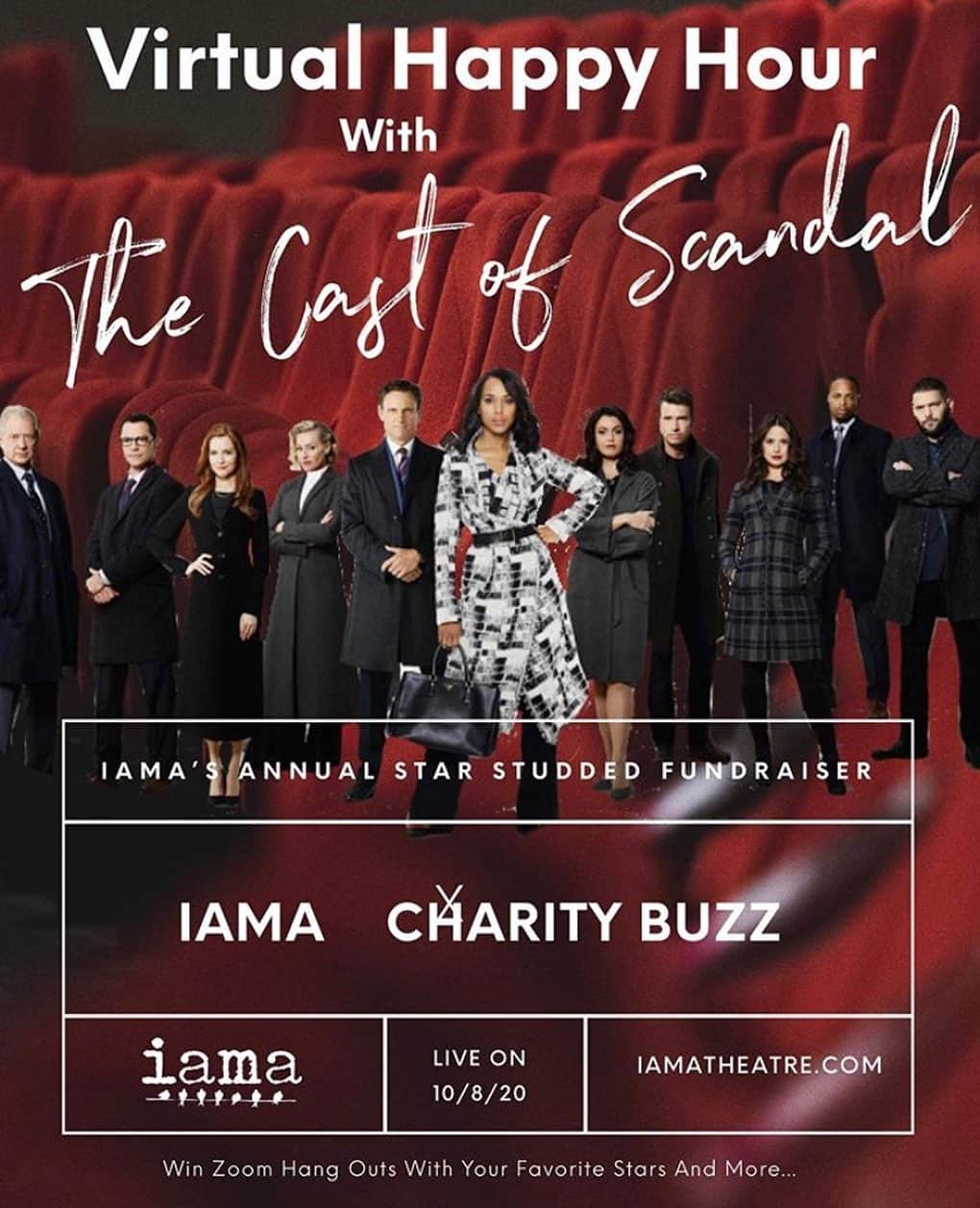 ジェフ・ペリーさんのインスタグラム写真 - (ジェフ・ペリーInstagram)「The @iamatheatre auction for the @scandalabc virtual happy hour is live! This closes on 10/22 so make sure to grab your #Gladiators and get your bids in!!! #scandalfam #iamatheatre  ❤️❤️❤️🍷」10月21日 12時20分 - jeffperryreal