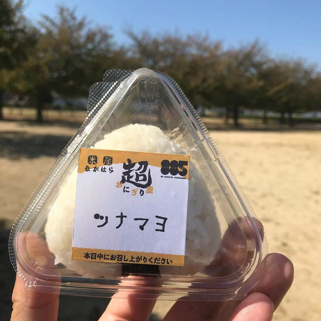 梶剛さんのインスタグラム写真 - (梶剛Instagram)「お昼ご飯は公園でおにぎり。  『超おにぎり屋』のお米は美味しいなぁ。  #香川県 #瀬戸内海 #setouchi」10月21日 12時23分 - kajitsuyoshi