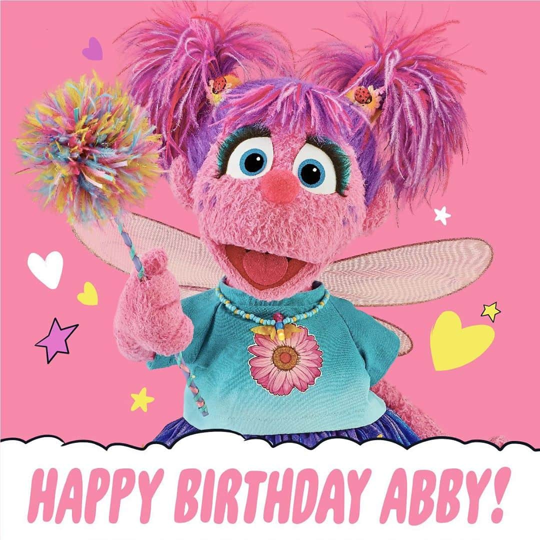 セサミストリートさんのインスタグラム写真 - (セサミストリートInstagram)「Happy birthday to our favorite fairy-in-training, Abby Cadabby! We hope your day is oh so magical! 💖」10月21日 23時24分 - sesamestreet