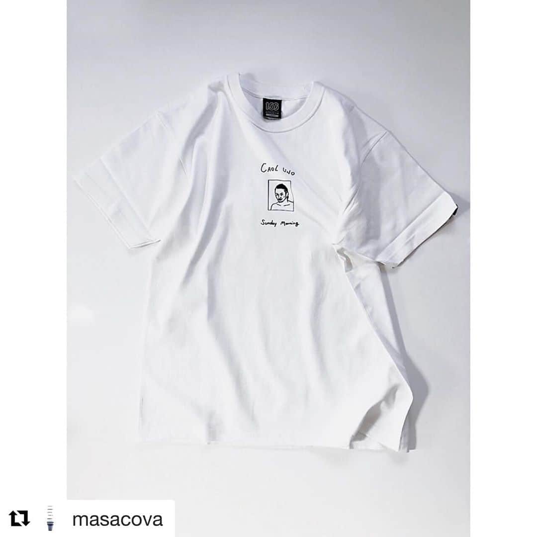 宇野薫のインスタグラム：「@masacova さん　 素敵な写真ありがとうございます‼️  #Repost @masacova with @get_repost ・・・  ﻿ 宇野くんのインスタで見てめちゃかわいい！💫﻿ と思った五木田さんが描き下ろしされたT。﻿ ﻿ 初日の昨日﻿ @brickandmortar_nakameguro﻿ でゲット👍👍👍﻿ ﻿ ﻿ オーバーサイズで着たいのでLサイズをチョイス。﻿ ﻿ 久々宇野ファミリーにもお会いでき、﻿ Tシャツもゲットできたので嬉しい午後でした。﻿ ﻿ ﻿ 「Caol Uno Jiu-Jitsu Gi Art Exhibition」﻿ 10/20(火)〜11/3(火)まで。﻿ メイン会場 BRICK & MORTAR 中目黒店﻿ ﻿ ﻿ ﻿ ﻿ ﻿ #sundaymorning ﻿」
