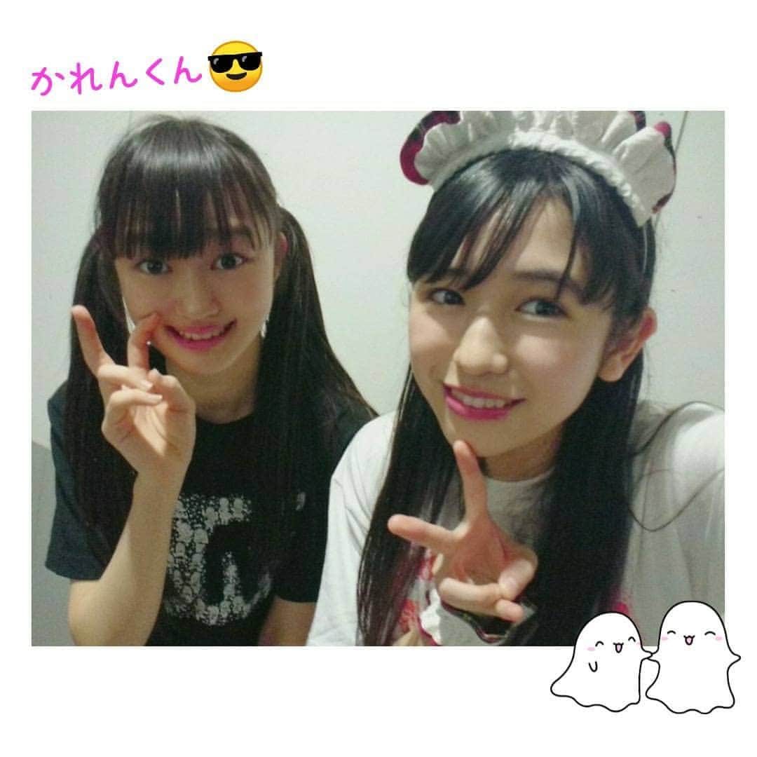 小泉遥香のインスタグラム：「#いぎなり東北産 #橘花怜 ちゃん🌸  ¨̮♡⃛happybirthday♡⃛¨̮💕😍😘❤️  かれんくんの可愛くてまっすぐな笑顔と、芯のあるかっこいい歌声が大好き！  #スタプラフェス の時に、かれんくんが｢私がシンデレラになる、私がシンデレラになる…｣ってずっと連呼してたのが面白すぎてかわいすぎた🤣🤣笑  また会えたらいいな♡  素敵な1年になりますように✨  #Instaharum #東北産 #かれんくん #天下一品！←かれんくんのここ大好き！😘 #Happybirthday!!! #スタプラ」