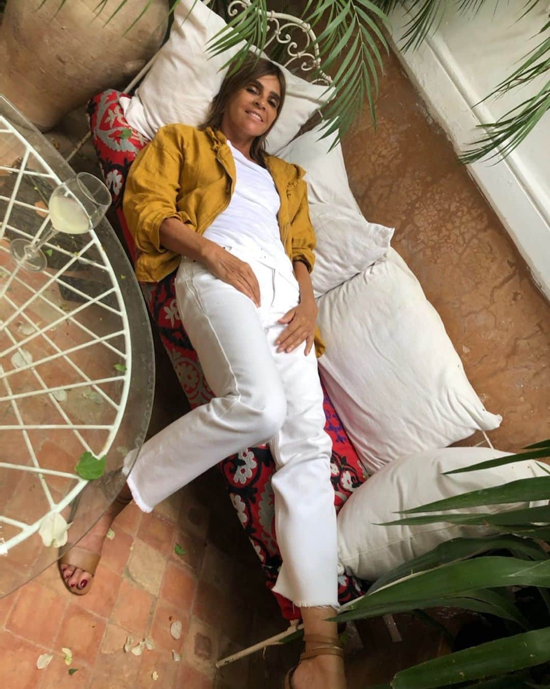 カリーヌ・ロワトフェルドのインスタグラム：「When in Morocco 🧡」