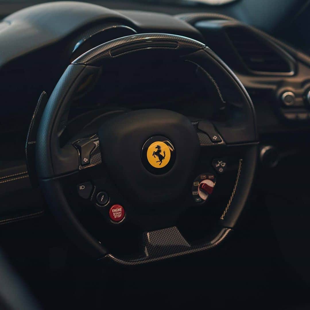 Ferrari APACさんのインスタグラム写真 - (Ferrari APACInstagram)「There's no doubt that we spend a considerable amount of time in our cars which is why it is important to create your own unique space with Ferrari Genuine accessories. There's a range of options available including a carbon fibre steering wheel, carbon fibre F1 racing shift paddles and carbon fibre central bridge to help you get from A to Bin style. Head to our bio to explore the range.   #Ferrari #CarsWithoutlimits  #ItalianDesign #GenuineAccessories  #CarbonFibre」10月21日 18時01分 - ferrariapac