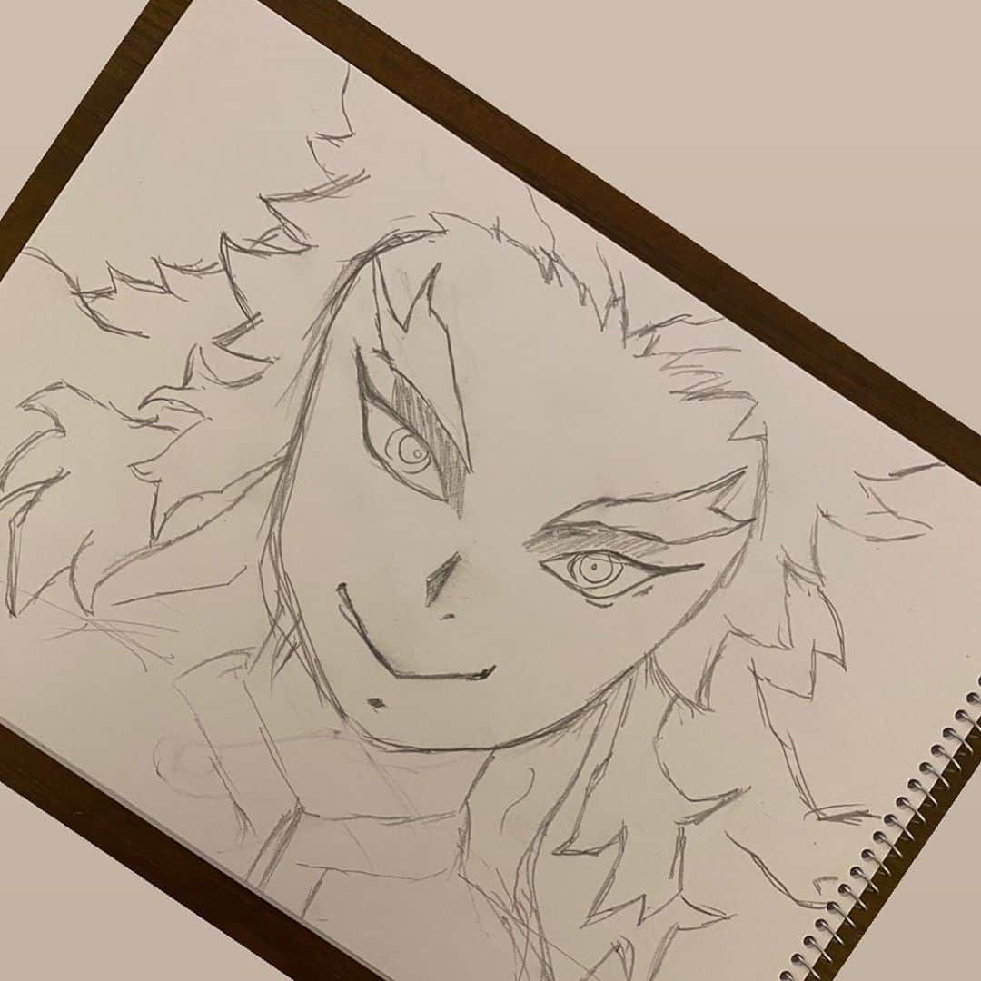 髙藤直寿さんのインスタグラム写真 髙藤直寿instagram 楽しみだよ やばいよ 絵下手ですみません 煉獄さん 鬼滅の刃 全集中常駐してます 10月21日 23時43分 Takato Official
