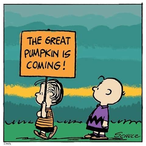 スヌーピーさんのインスタグラム写真 - (スヌーピーInstagram)「10 days till the Great Pumpkin!」10月21日 23時38分 - snoopygrams