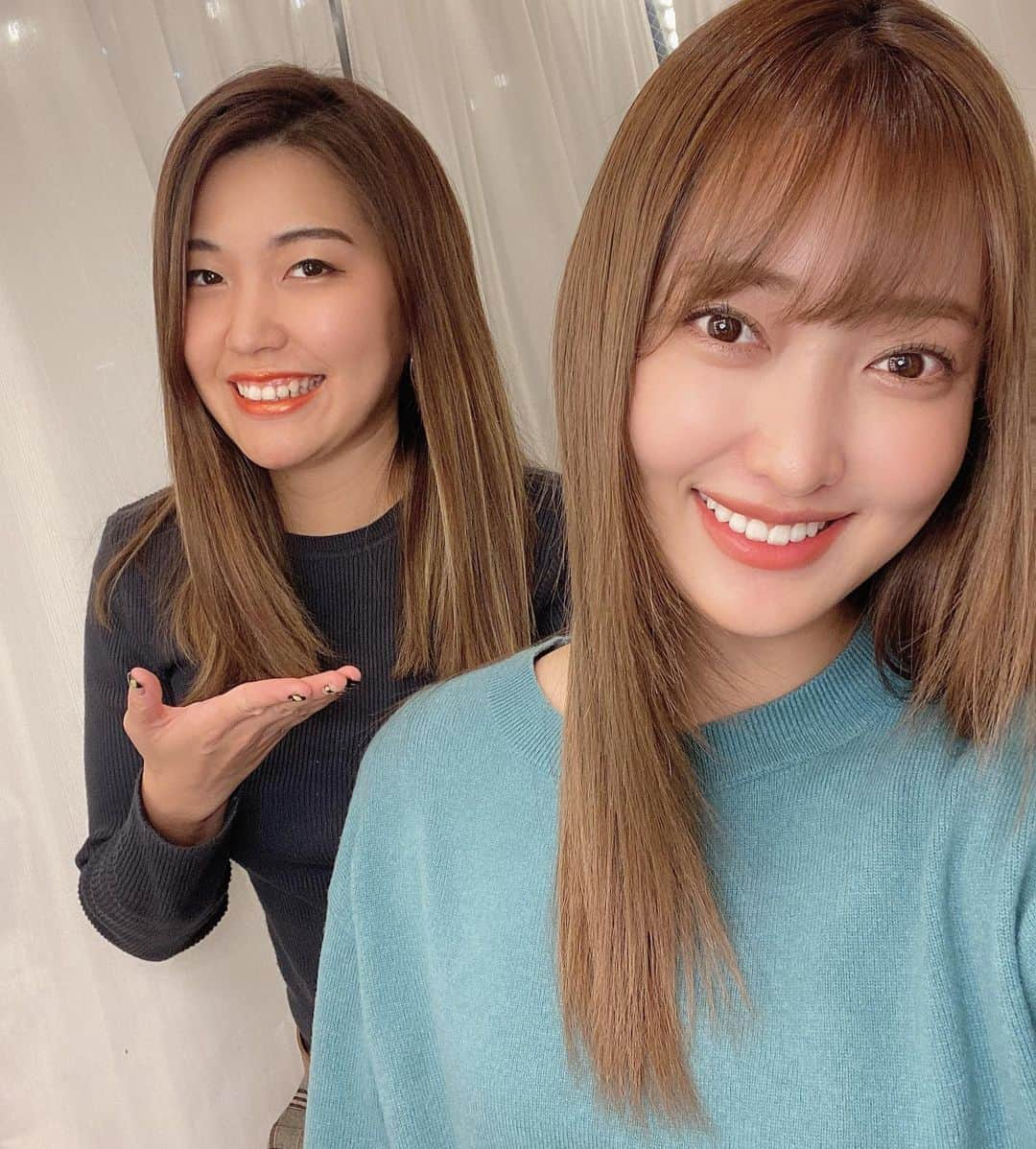 佐達ももこさんのインスタグラム写真 - (佐達ももこInstagram)「💇‍♀️💓﻿ ﻿ 今回もサラッサラに﻿ していただきました🙏﻿ ﻿ @chisaki_inoue ﻿ ﻿ 前回やっていただいたミネコラが﻿ 私の髪に合っていたみたいで﻿ かなり調子良かったので、今回も💙﻿ ﻿ 髪がツヤツヤになると﻿ 色も綺麗に見えるから最高👏﻿ ﻿ カラーして4週間近く経ってる﻿ とは思えないよね😳！﻿ ﻿ 外苑前のおすすめのラーメン聞いたから﻿ 次回は行きたいなぁ🤭💓﻿ ﻿ #トリートメント#髪質改善#ミネコラ」10月21日 19時06分 - sadamomodayo