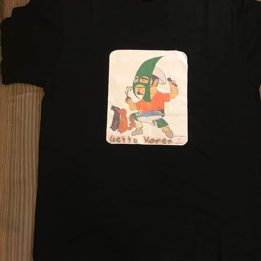 MOOMINのインスタグラム：「@t_toritani  さんと @doragon.0707 さんから月桃仮面Tシャツいただきました！ 大切にします！ もったいなくて着れません #月桃ライフ #ご注文まだまだお待ちしてます #ご注文はdmでお願いします」