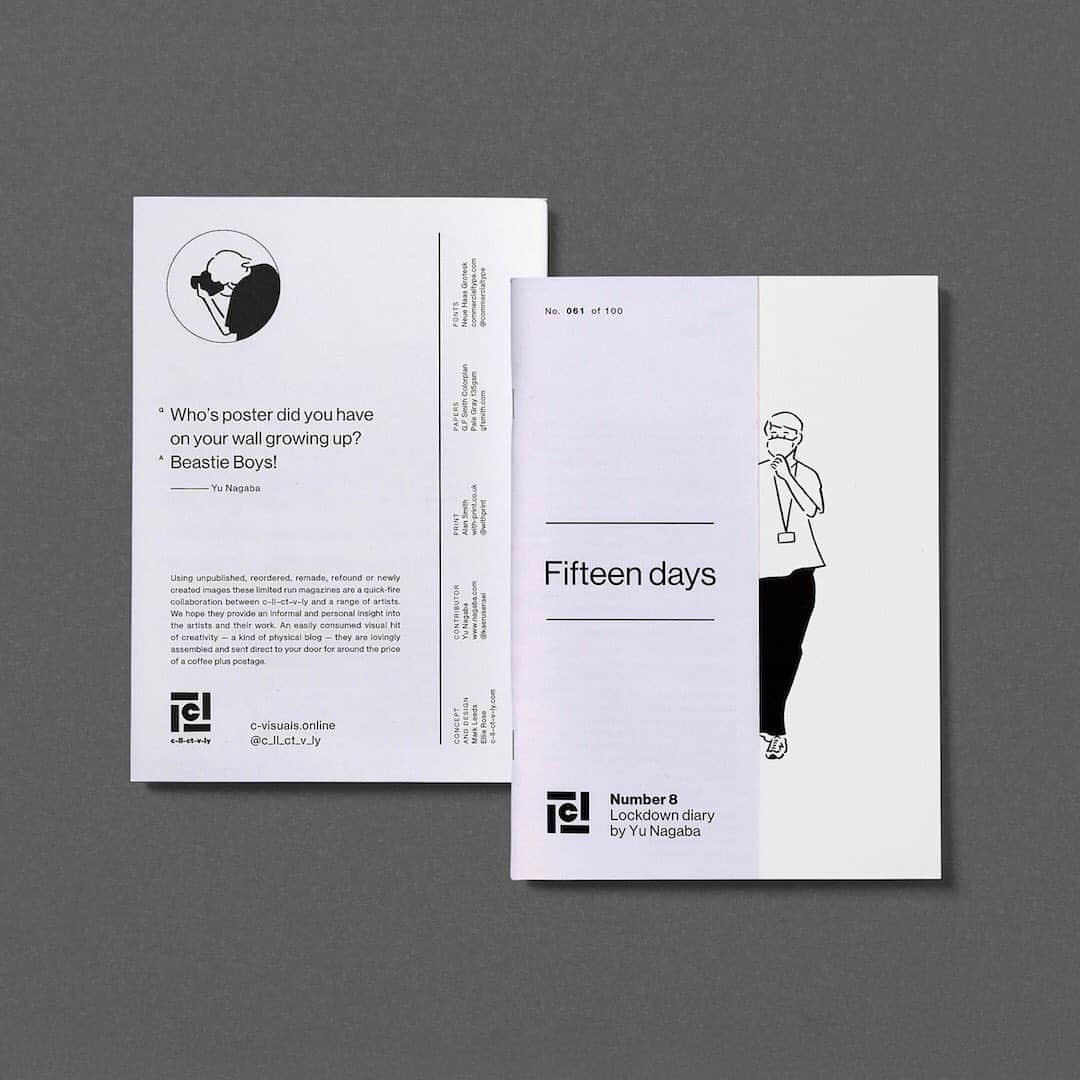 Yu Nagabaのインスタグラム：「A mini-magazine created together with London design studio c_ll_ct_v_ly is now available. More info; @c_ll_ct_v_ly  ロンドンのデザインスタジオ @c_ll_ct_v_ly とZINEをつくりました。 日本ではぼくのオンラインストアで発売中です。 オンラインストアへのリンクはぼくのプロフィール欄からどうぞ。」