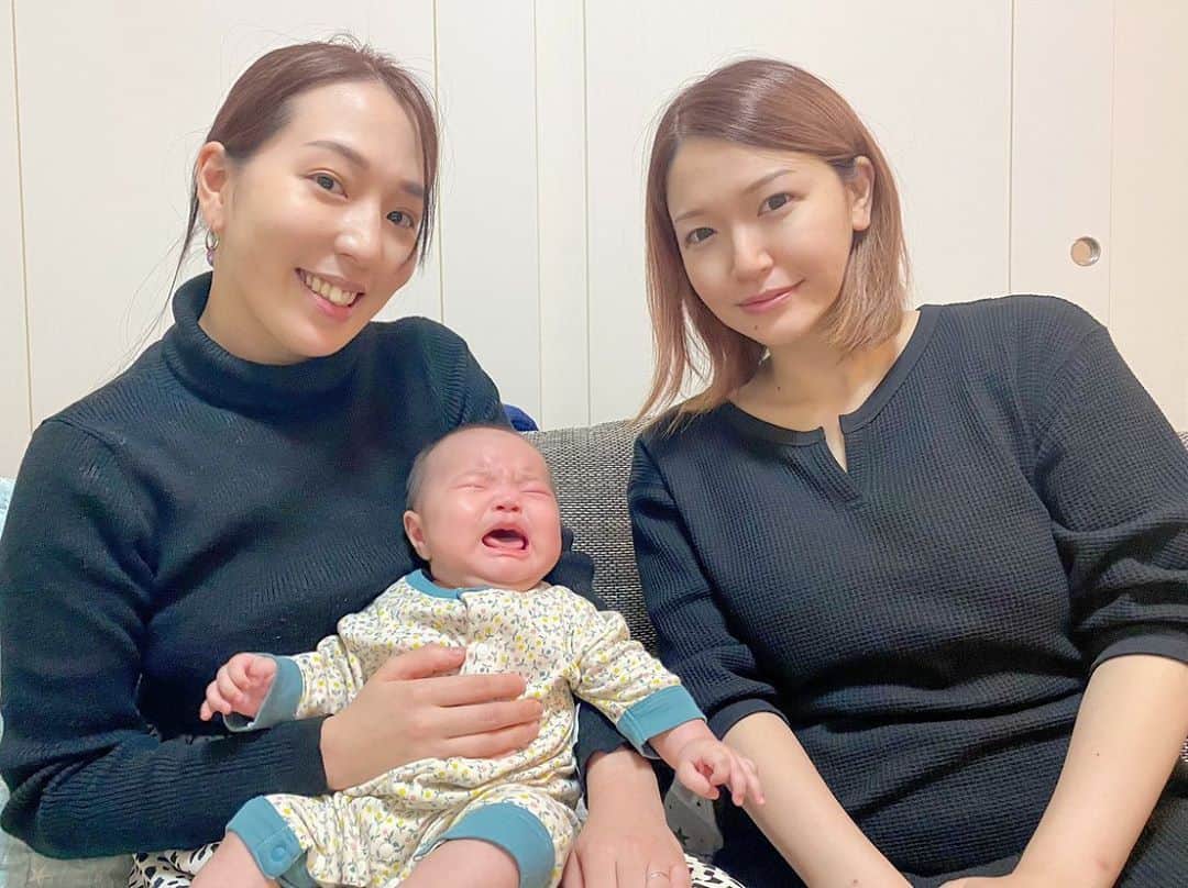 DJ ATSUのインスタグラム：「ゆっこBABY可愛かったなぁー♪﻿ 遊びに来てくれてありがとう😊」
