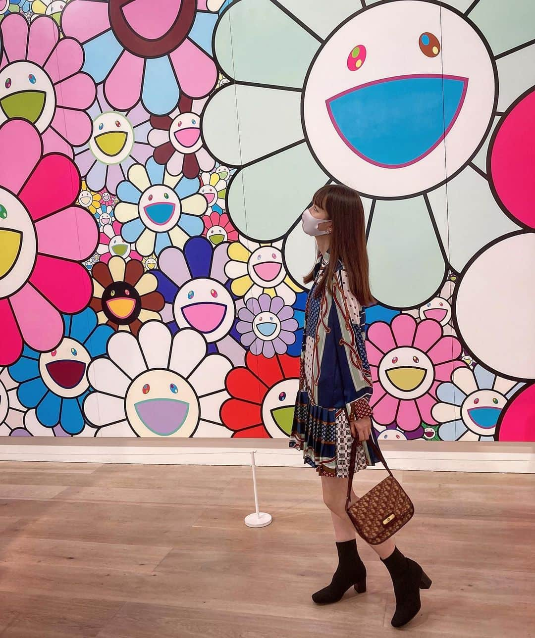 バウエルジゼル愛華のインスタグラム：「❀✿  #takashimurakami #stars展 #村上隆」